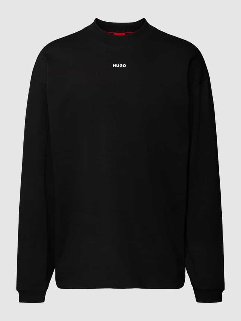 HUGO Sweatshirt met labeldetail model 'Daposo'