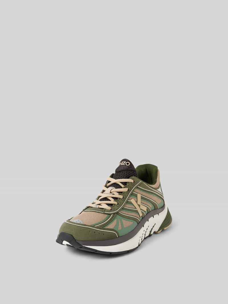 Sneakers met vetersluiting