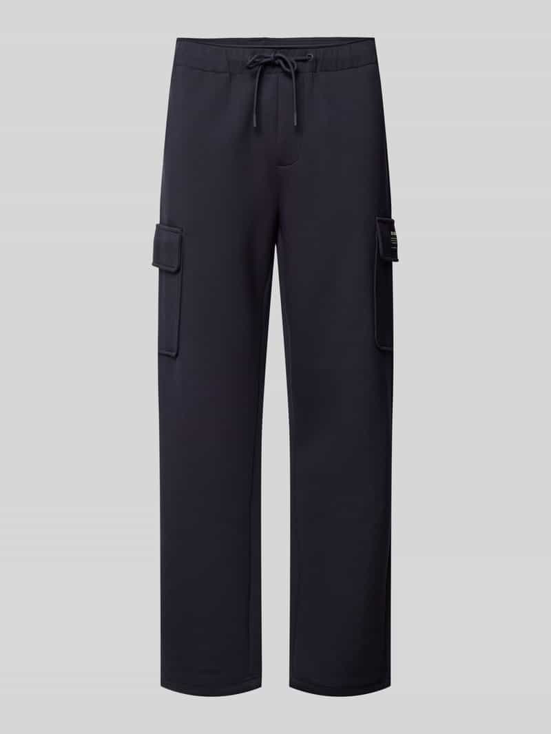Regular fit sweatpants met cargozakken, model 'LIMIAALF'