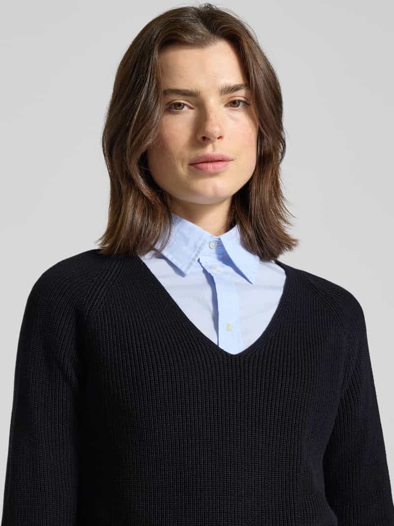 Zero Gebreide pullover met V-hals