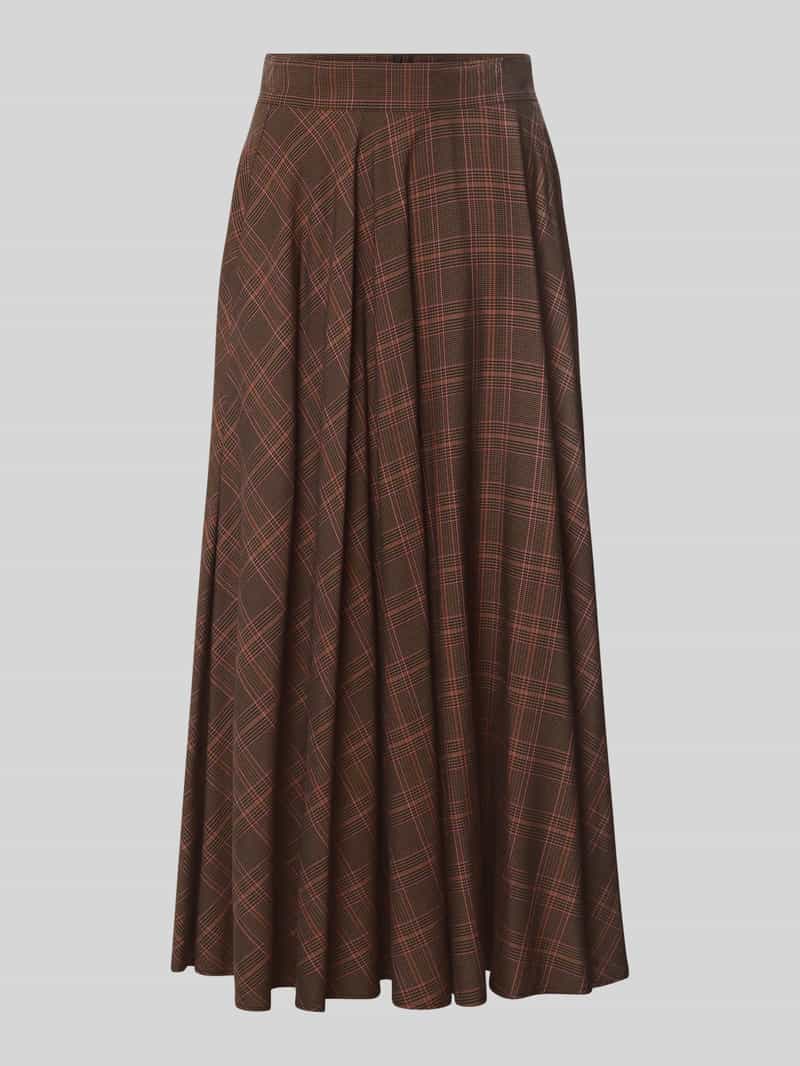 MAX&Co. Uitlopende midi-rok van zuivere viscose model 'MICIO'