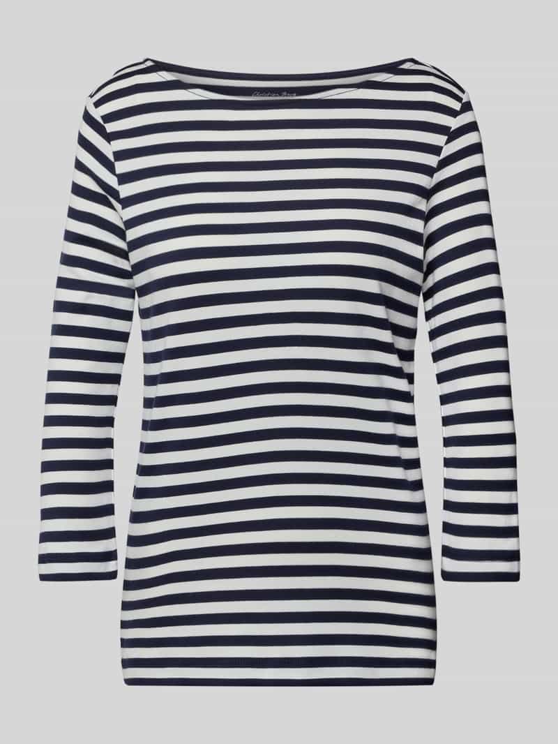 Christian Berg Woman Shirt met 3 4-mouwen en ronde hals