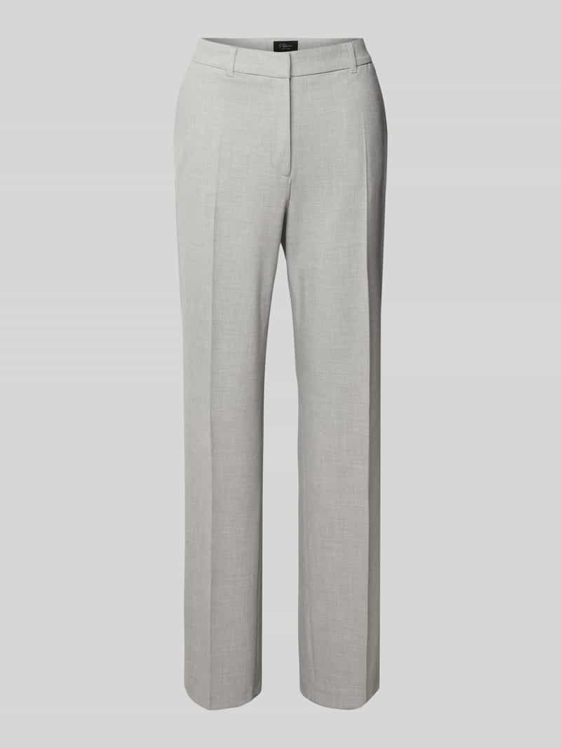 s.Oliver BLACK LABEL Regular fit pantalon met viscose