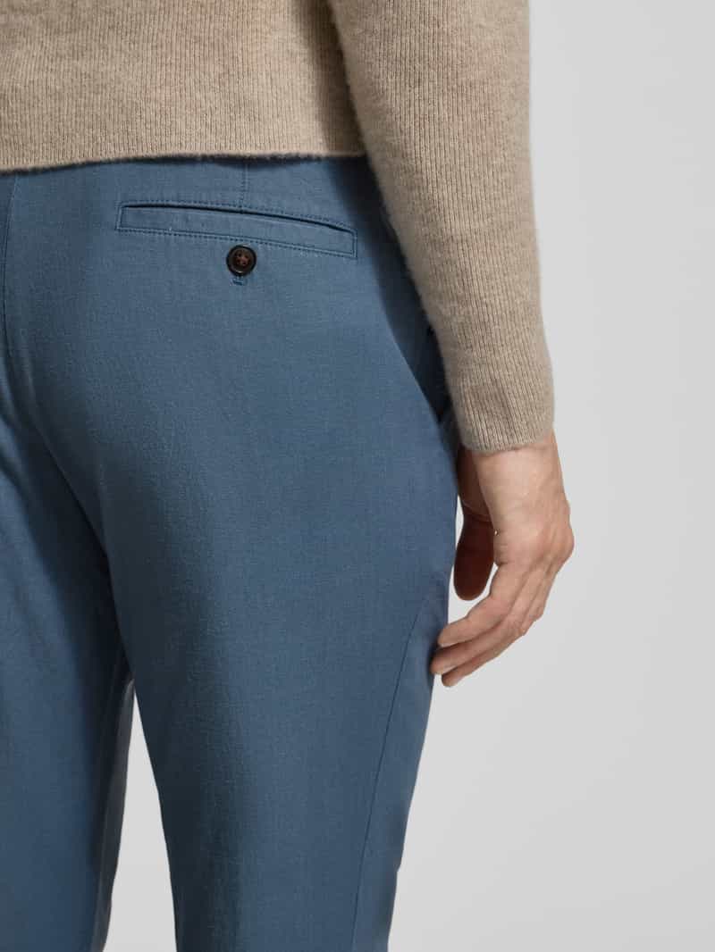 Christian Berg Men Regular fit stoffen broek van Viscosemix