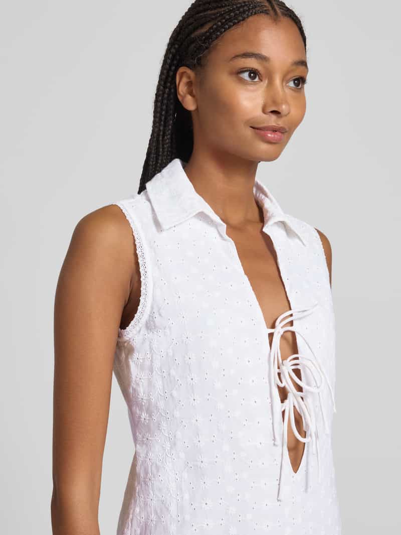 Noisy May Mini-jurk met broderie anglaise model 'SOMMER'