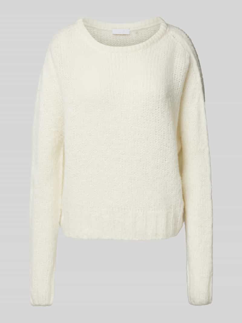 Gebreide pullover met wol