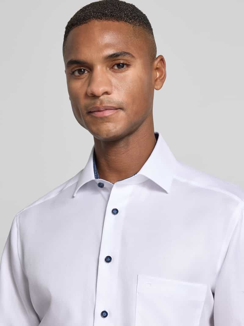 Olymp Modern fit zakelijk overhemd met kentkraag model 'Global Kent'