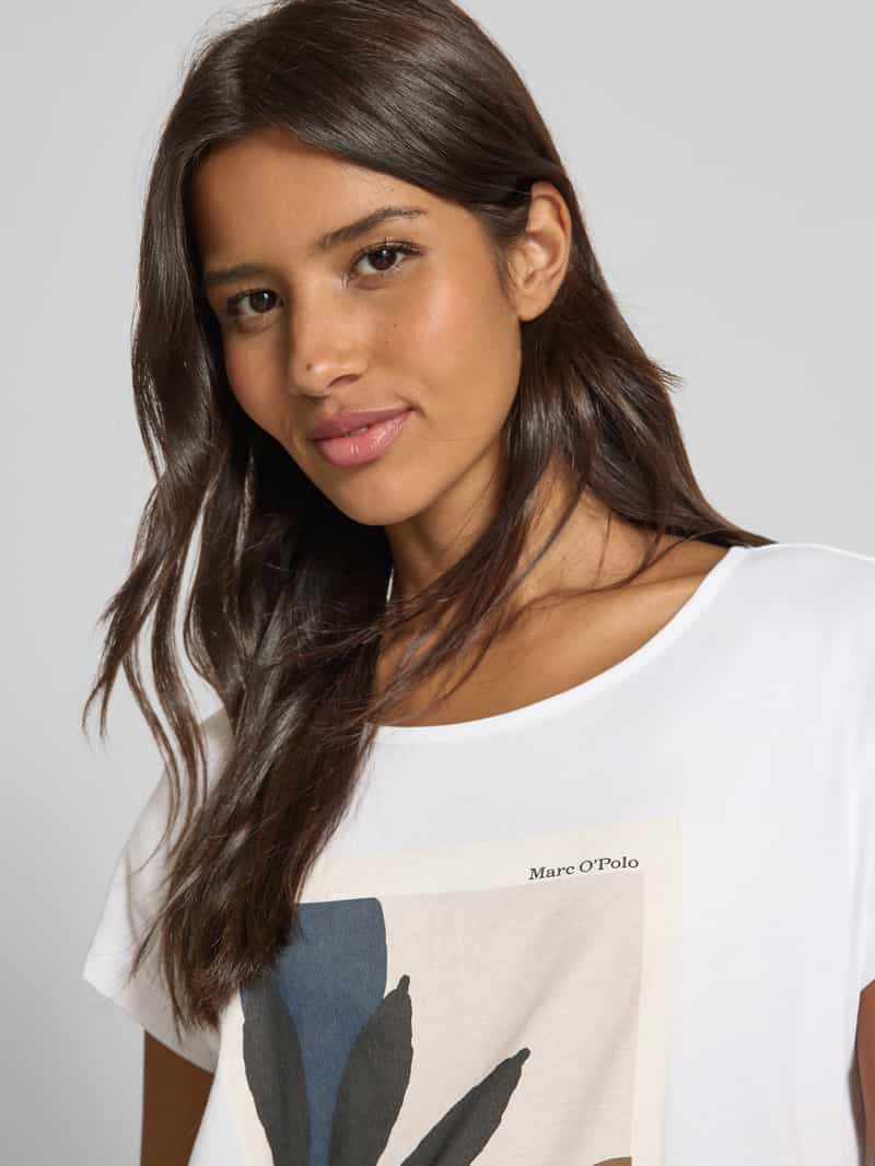 Marc O'Polo Regular fit T-shirt van puur katoen