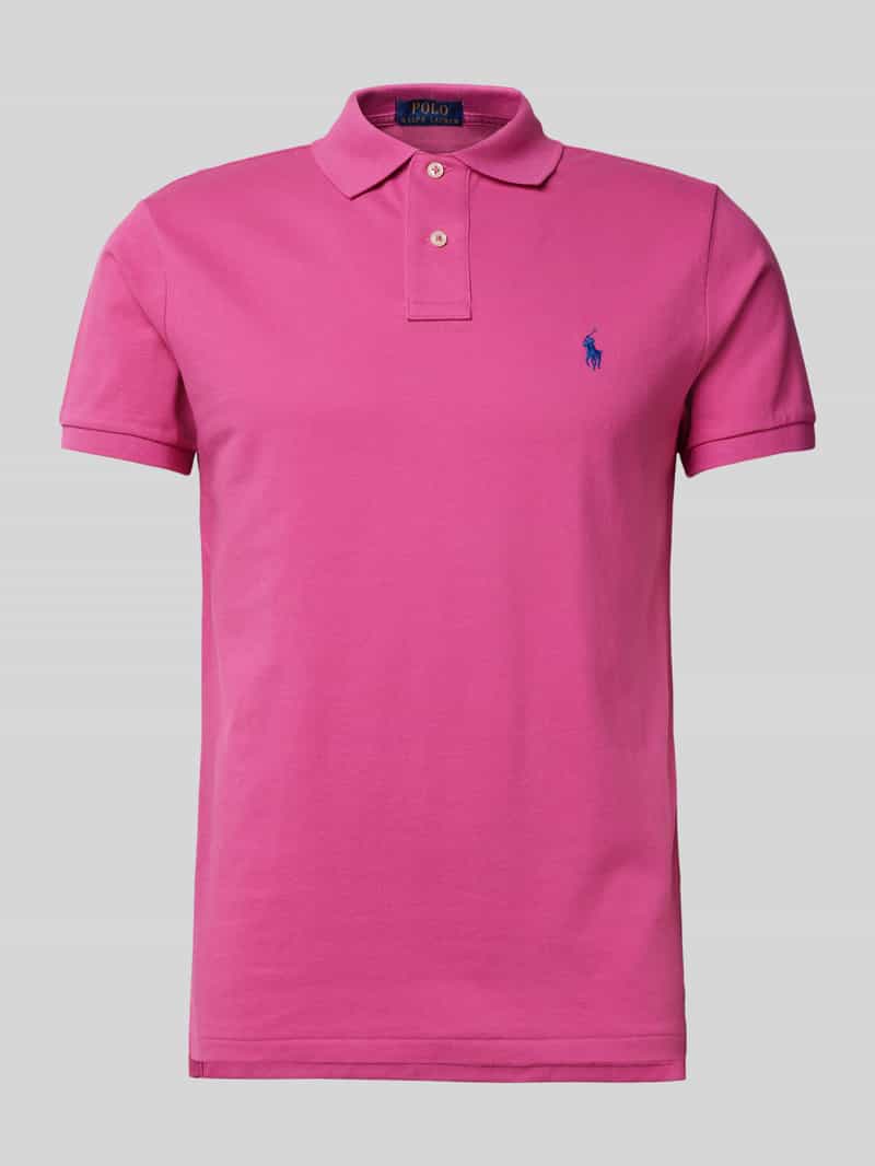 Polo Ralph Lauren Custom slim fit poloshirt van puur katoen