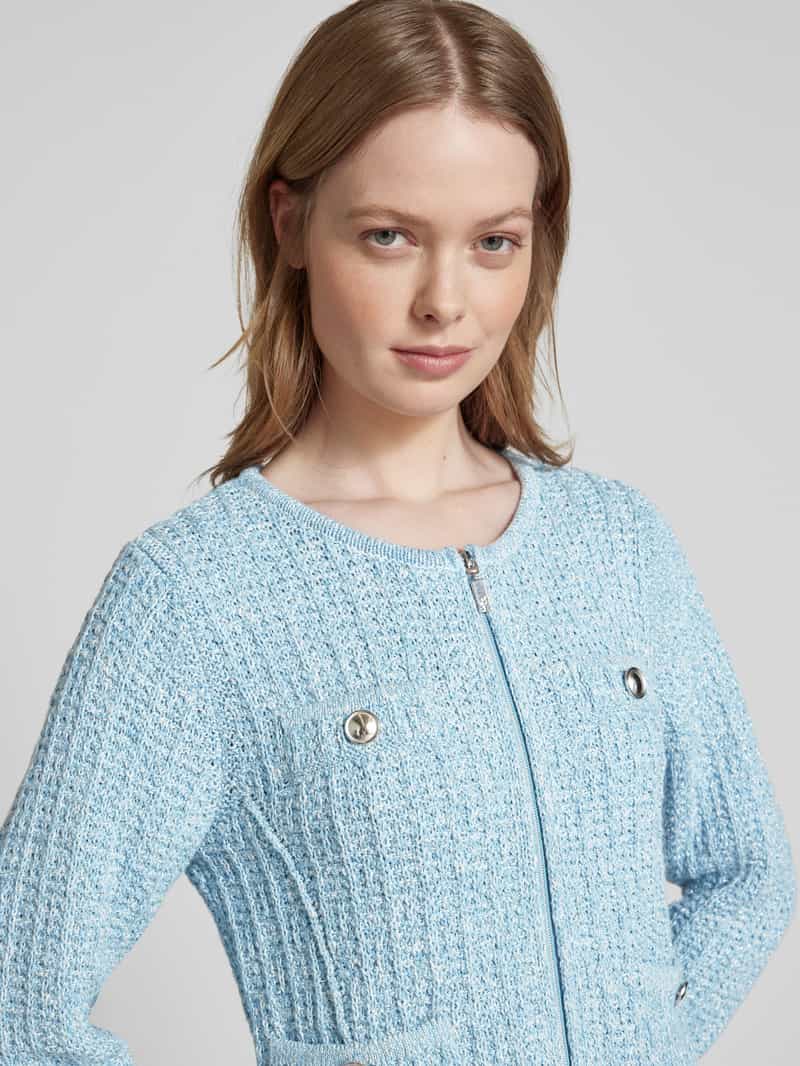 monari Cardigan met tweewegritssluiting