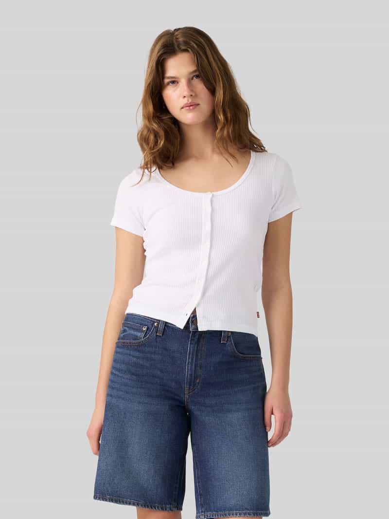 Levi's Slim fit t-shirt van katoenmix