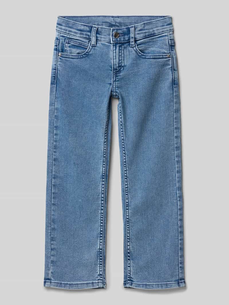 s.Oliver RED LABEL Straight fit jeans van katoenmix