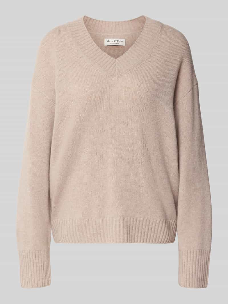 Marc O'Polo Relaxed fit gebreide pullover van wolmix