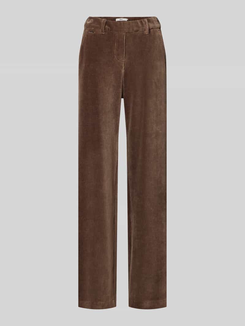BRAX Corduroy broek met elastische band en steekzakken model 'MAINE'