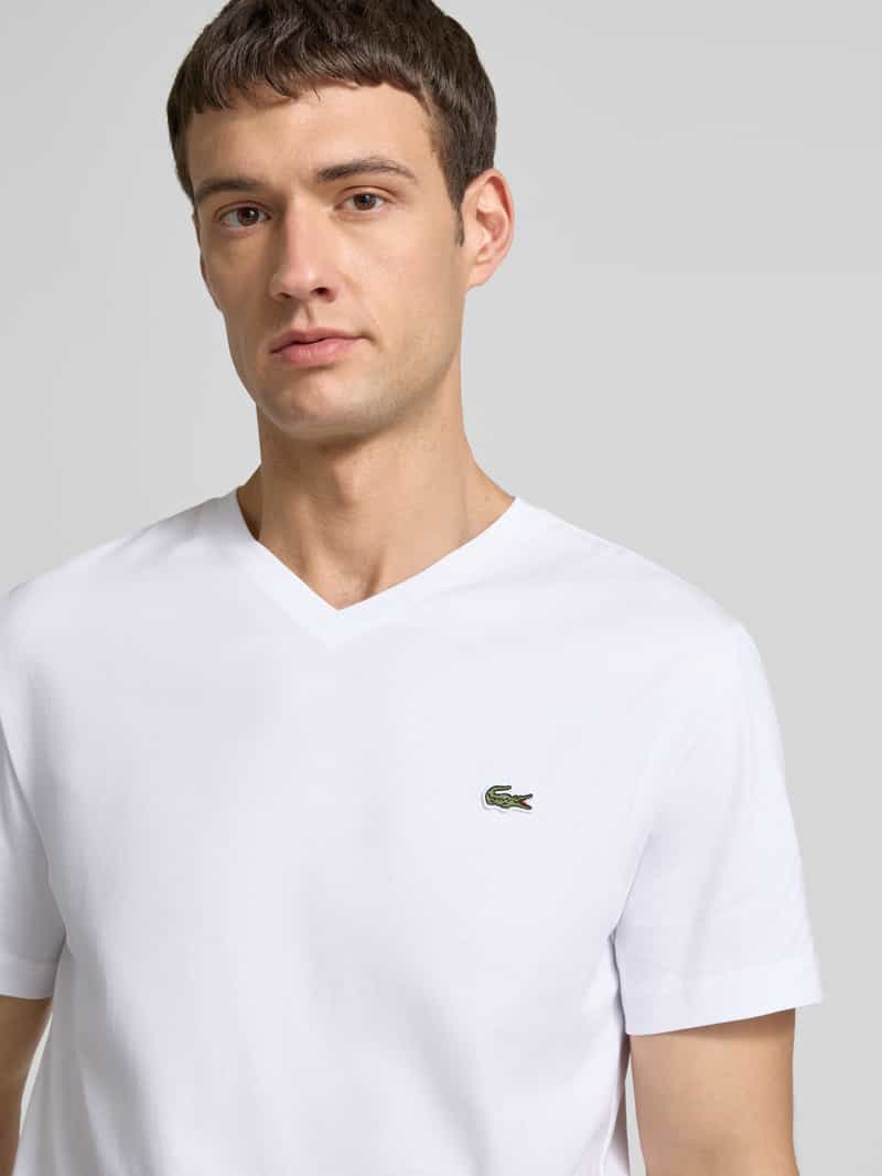 Lacoste Regular fit T-shirt van puur katoen