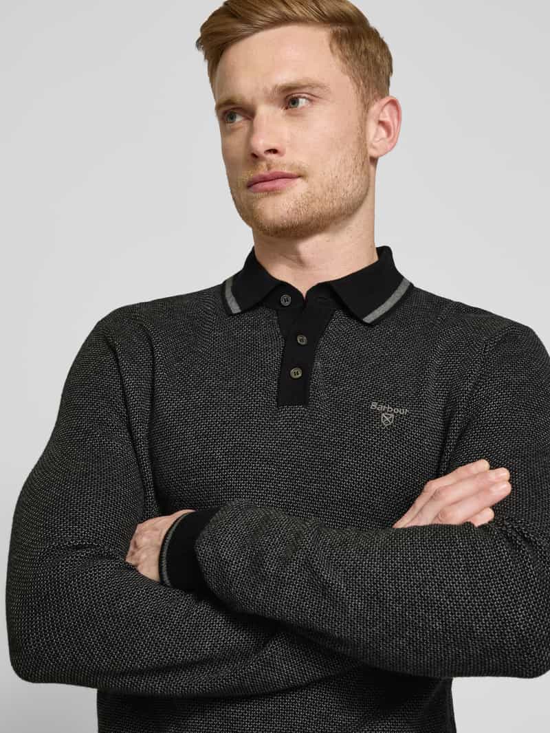 Barbour Gebreide pullover met polokraag model 'Hilden'