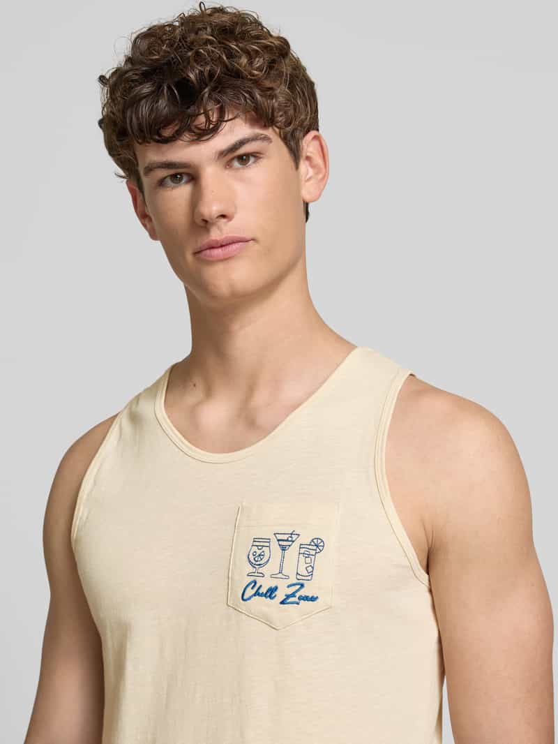 Blend Tanktop met borstzak model 'UERIK'