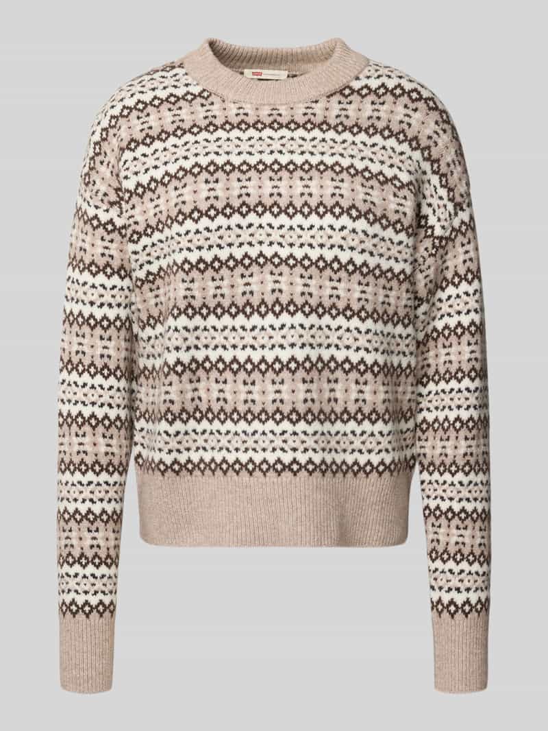 Levi's Gebreide pullover met ribboorden model 'INES'