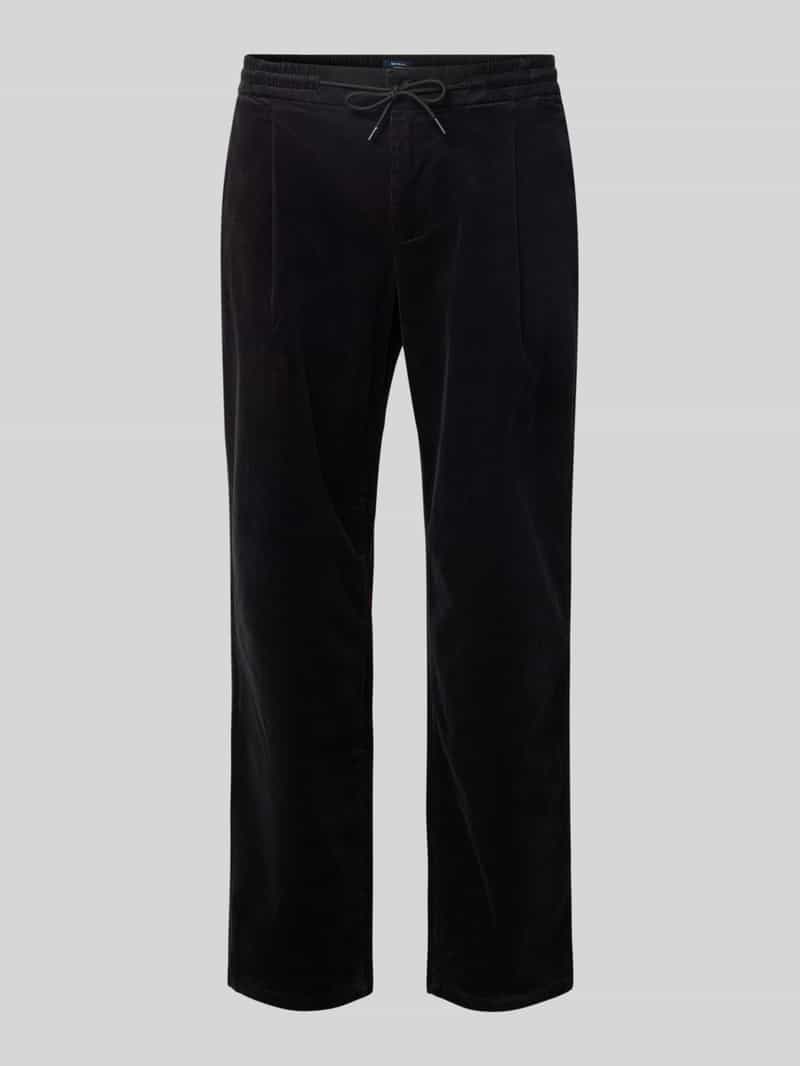 MCNEAL Regular fit corduroy broek met tunnelkoord