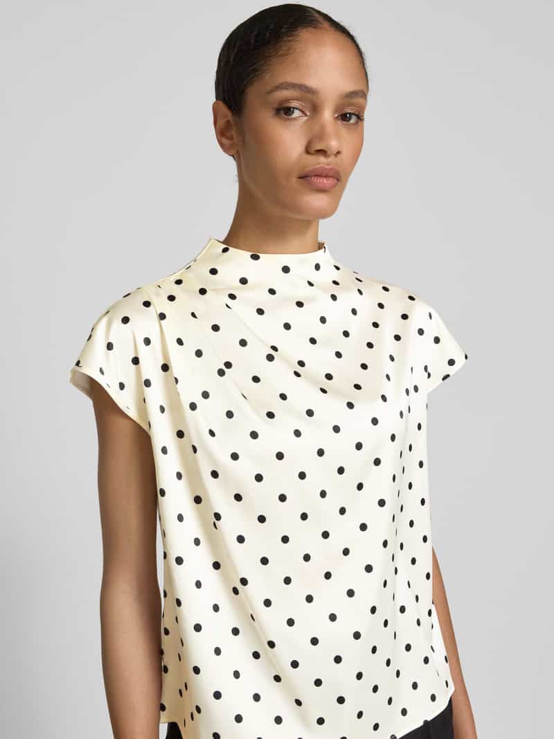 Zero Regular fit blouse met plooien