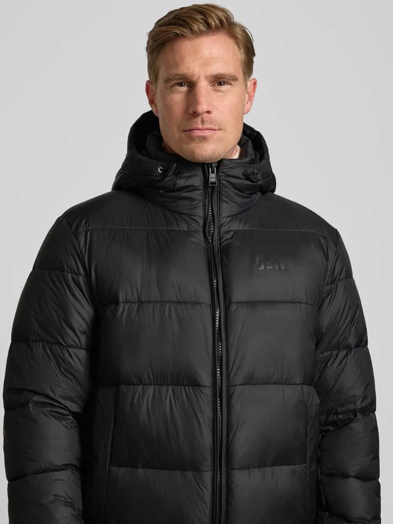 Boss Regular fit gewatteerd jack met capuchon model 'CIKORO'