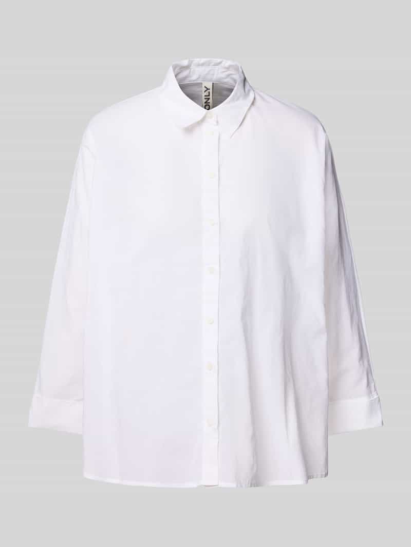 Only Loose fit overhemdblouse van licht katoen model 'NEWLINA GRACE'