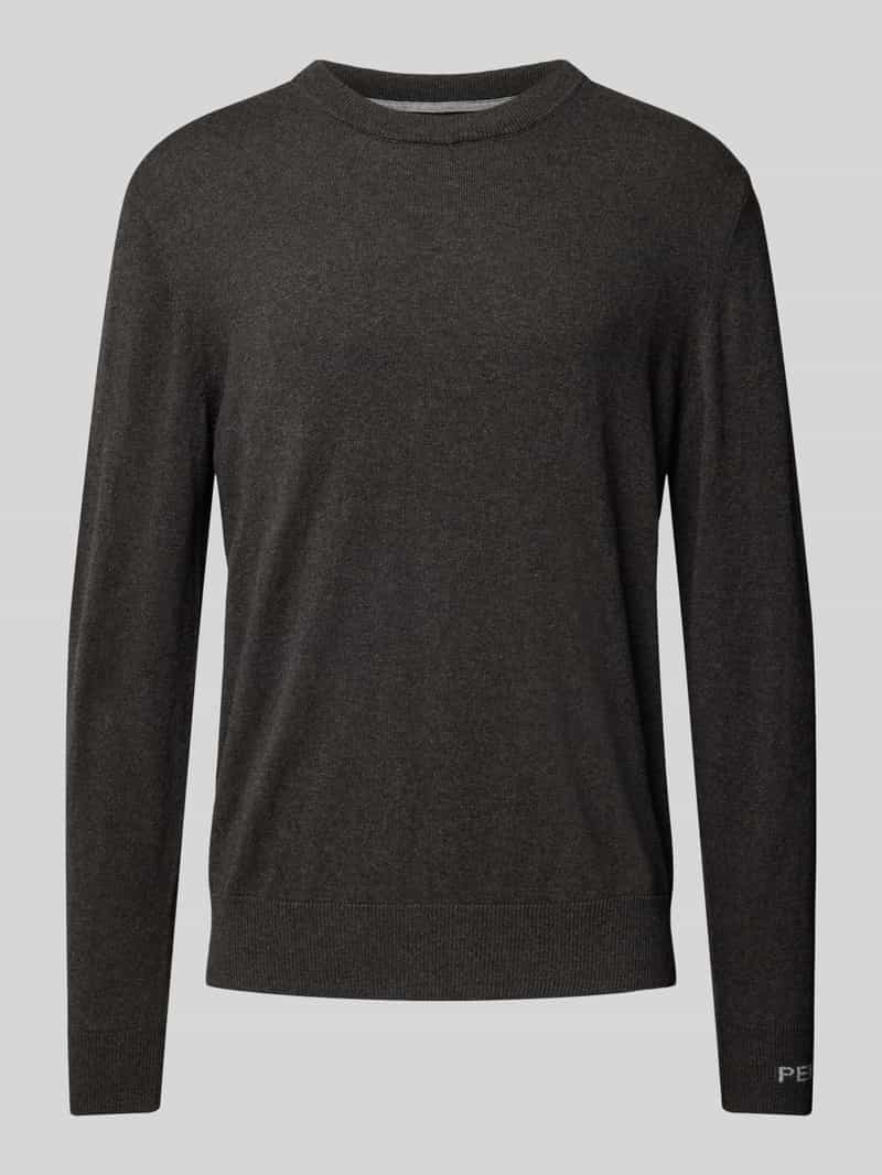 Gebreide pullover met ronde hals, model 'Andre'