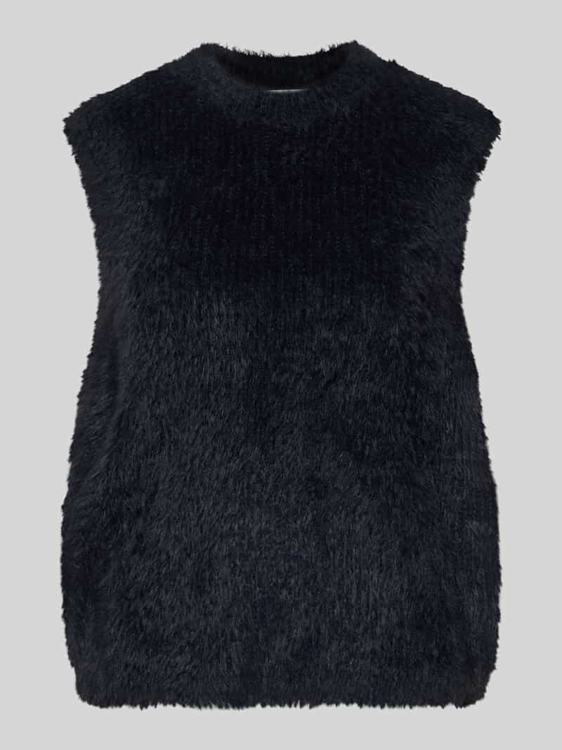 Christian Berg Woman Spencer van effectgaren met ronde hals