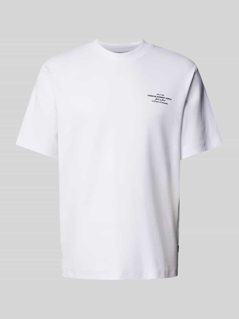 Jack & Jones Premium T-shirt met labelprint model 'LACHAD'
