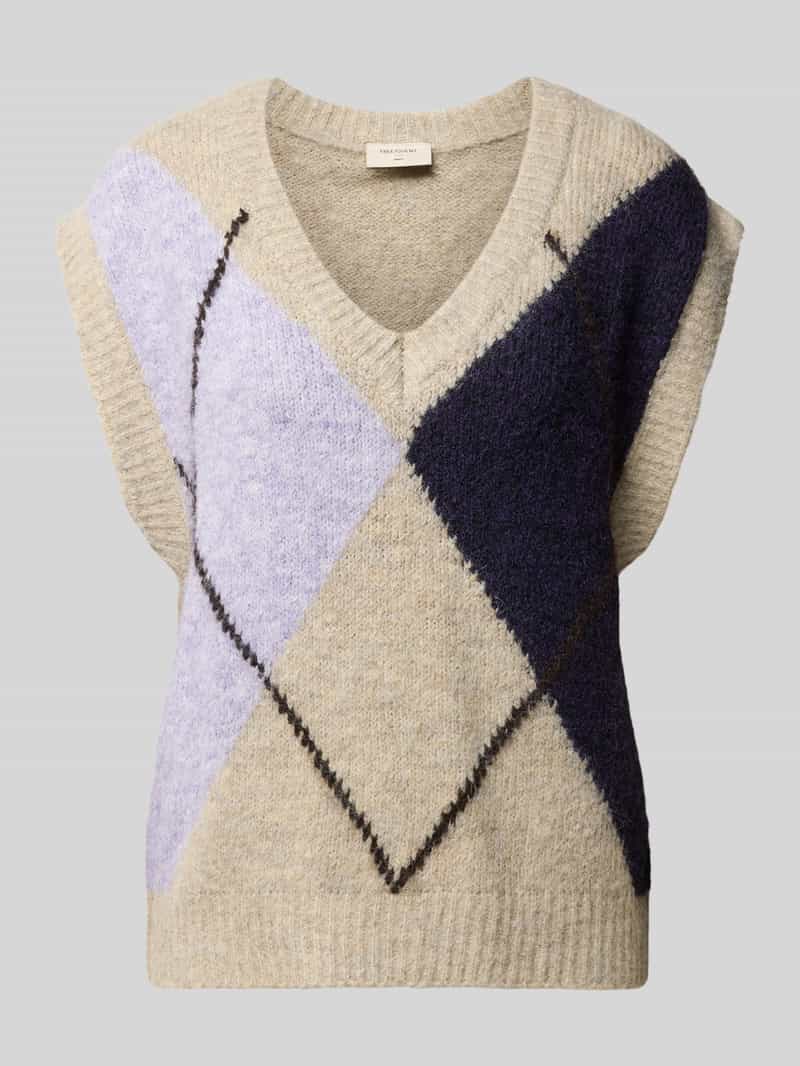 relaxed fit spencer met wol model 'Lulu'