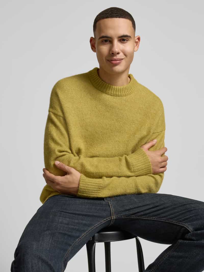 Calvin Klein Jeans Gebreide pullover met extra brede schouders