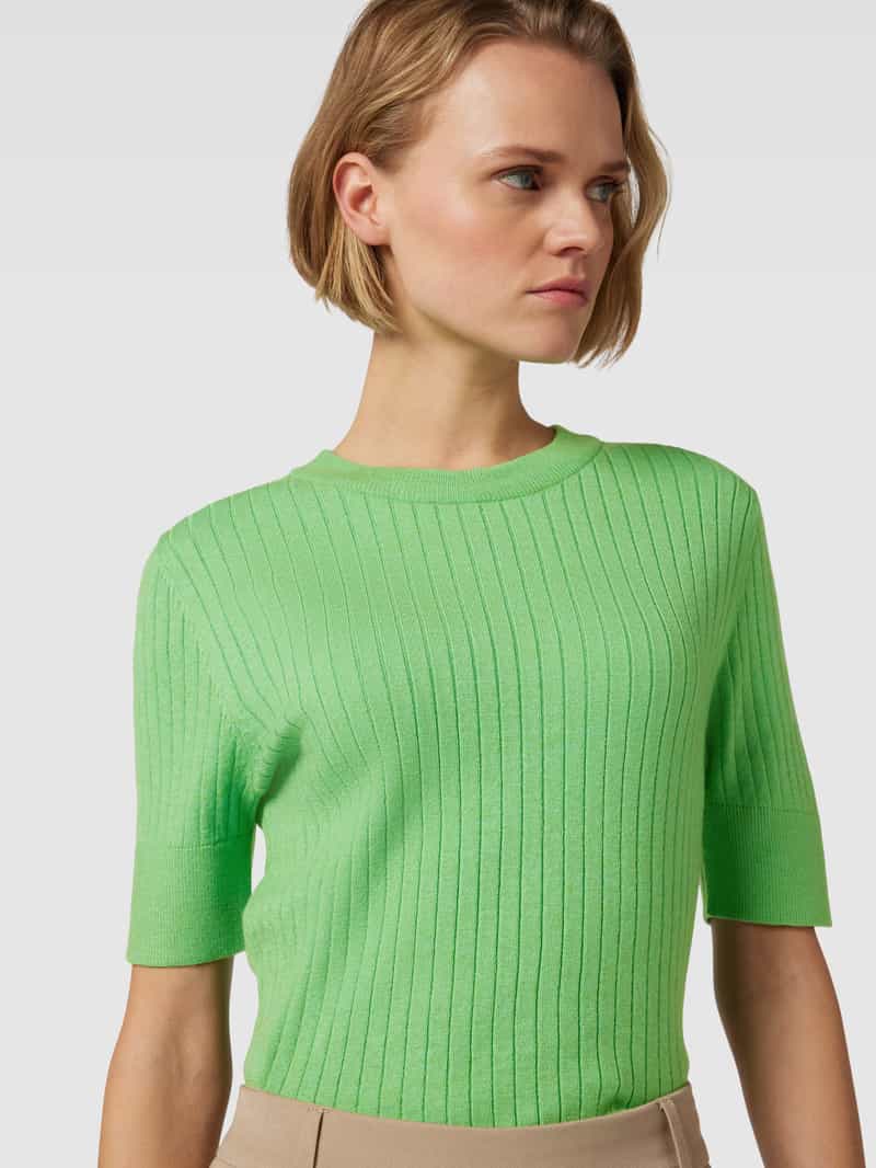 Object Gebreid shirt met structuurmotief model 'Noelle'