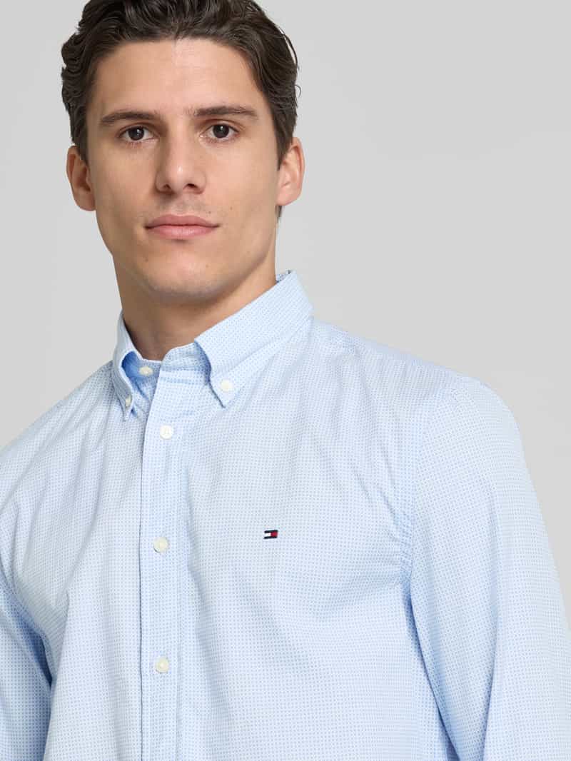 Tommy Hilfiger Regular fit overhemd van puur katoen