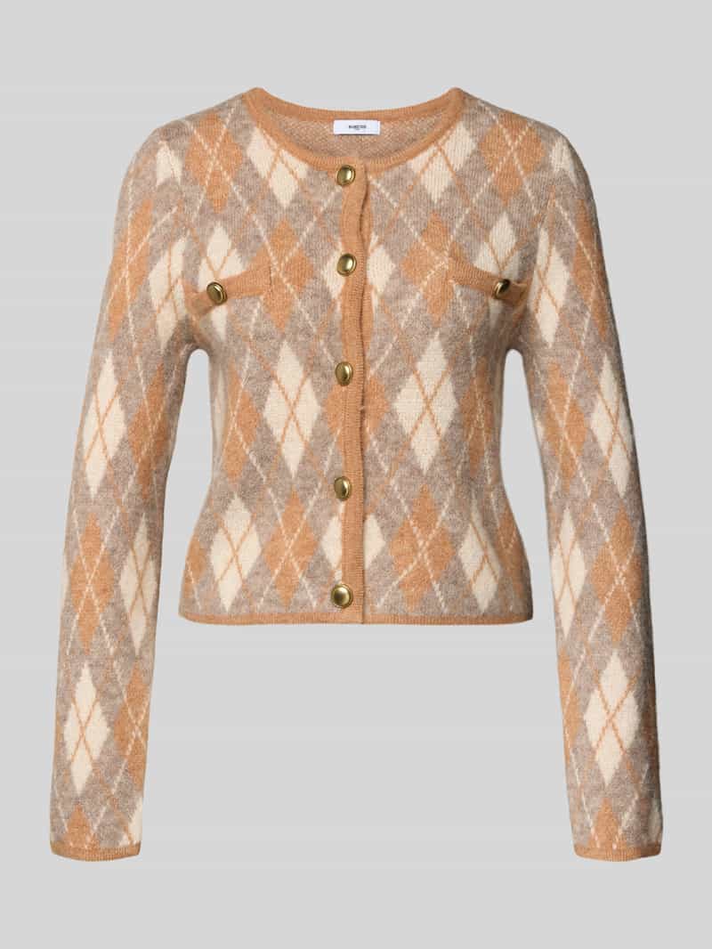 SUNCOO PARIS Gebreid jack met ronde hals model 'GUILAIN'