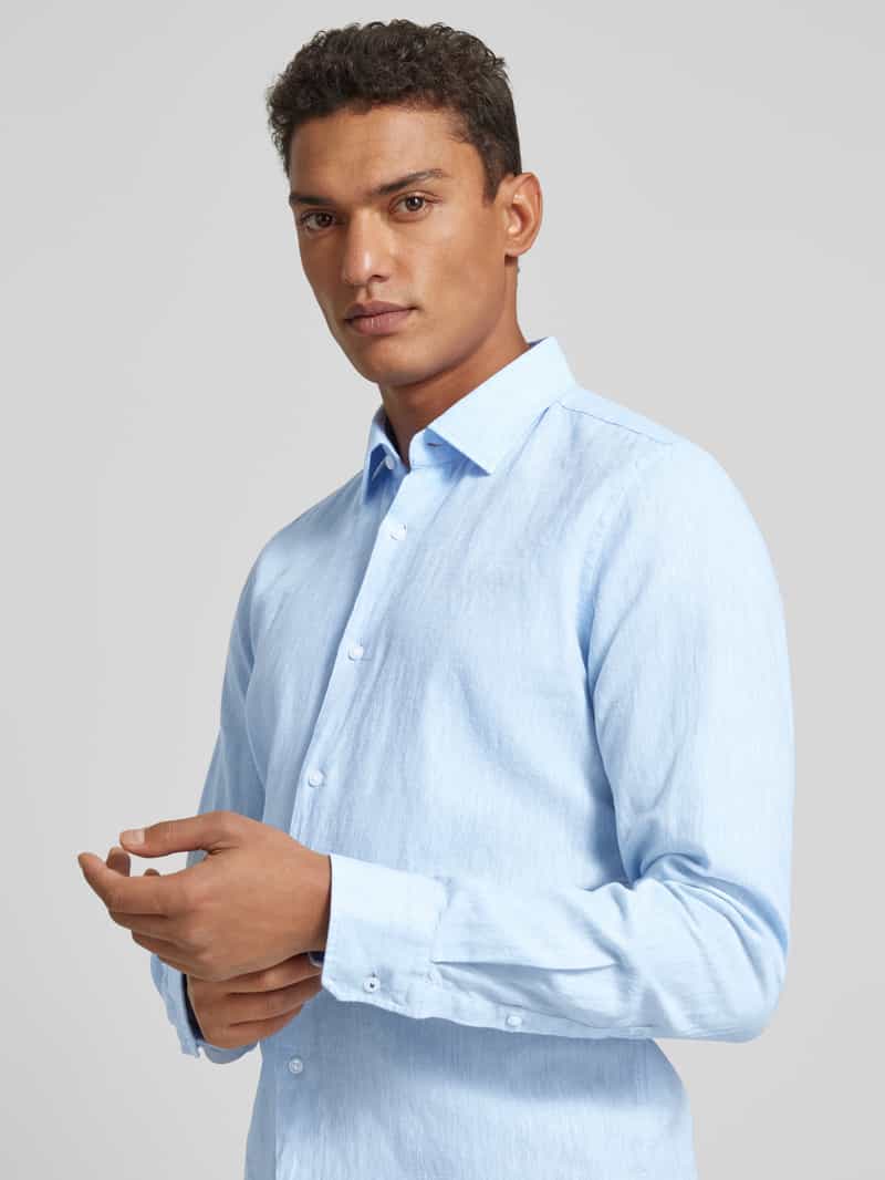 Joop! Slim fit vrijetijdsoverhemd met kentkraag