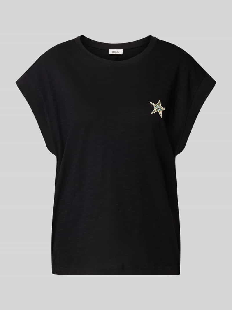 s.Oliver RED LABEL Regular fit T-shirt van puur katoen
