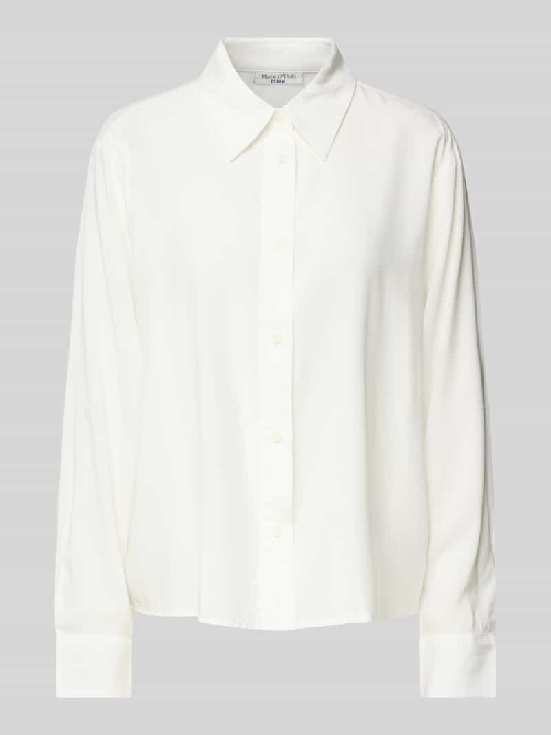 Marc O'Polo DENIM Overhemdblouse van viscose met knoopsluiting