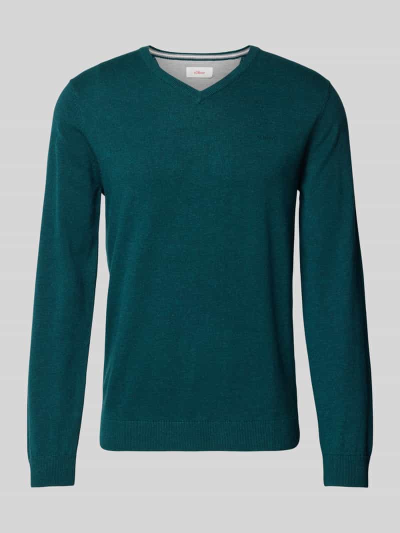 s.Oliver RED LABEL Gebreide pullover met ribboorden