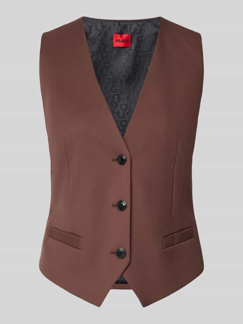 HUGO Regular fit gilet met viscose model 'AUMARA-2'