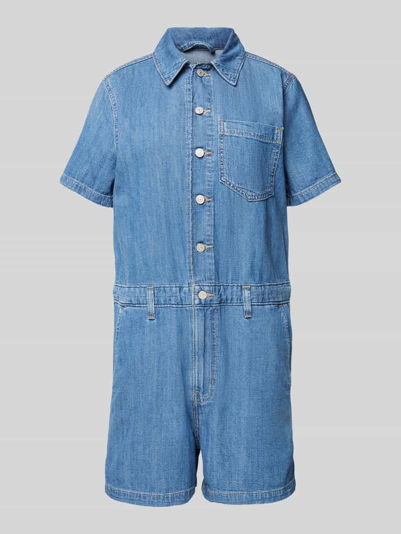 Levi's Jumpsuit met knoopsluiting en borstzak