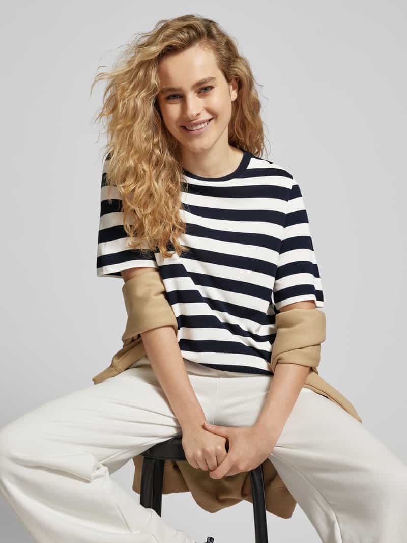 Marc O'Polo DENIM T-shirt met streepmotief