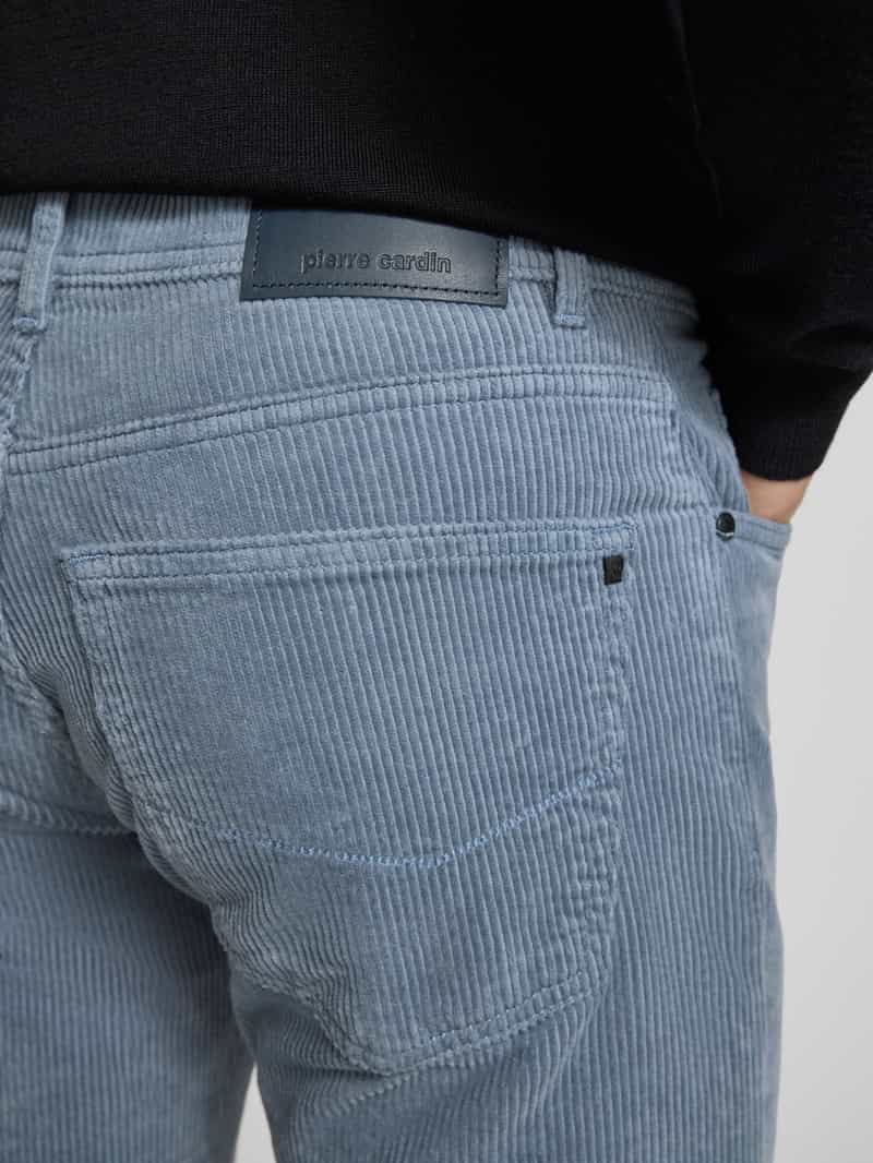Pierre Cardin Slim fit corduroy broek model 'Laval'
