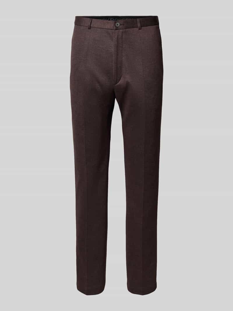 Roy Robson Pantalon met persplooien en achterzakken