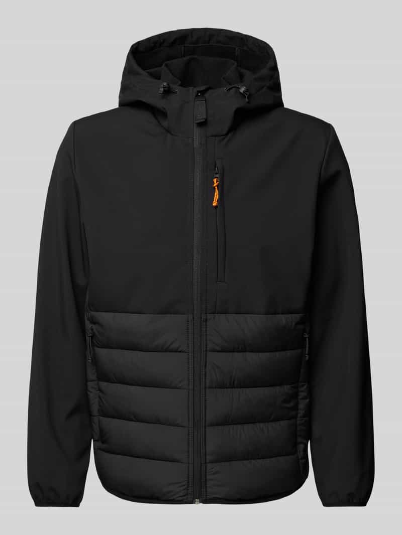 Tom Tailor Denim Regular fit functioneel jack met labelstitching