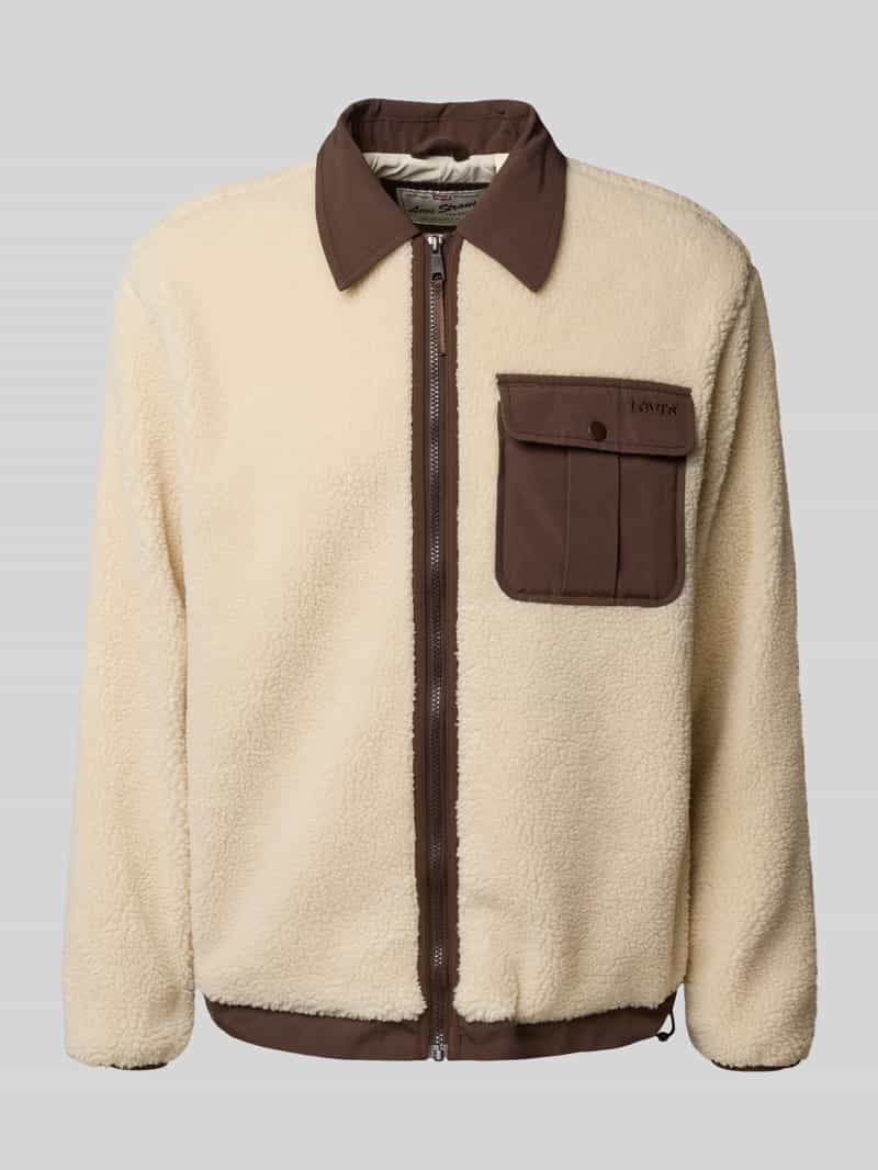 Levi's Fleecejack met borstzak model 'JOONIE'