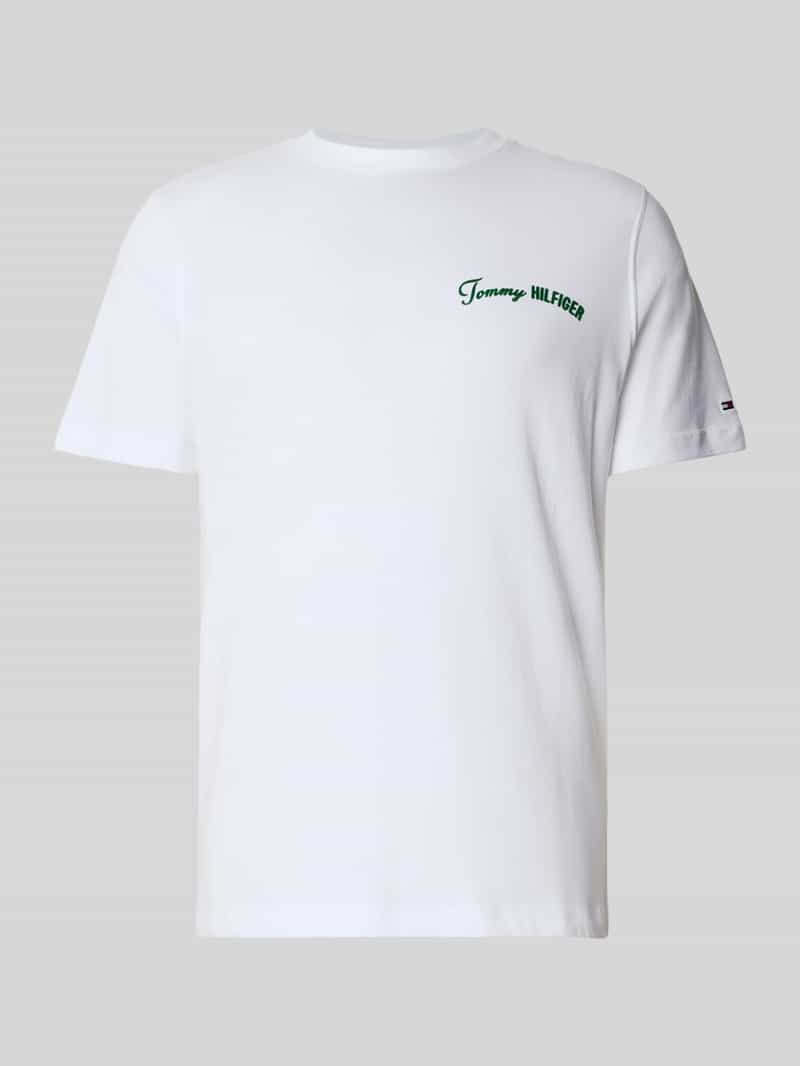 Tommy Hilfiger Regular fit T-shirt van puur katoen