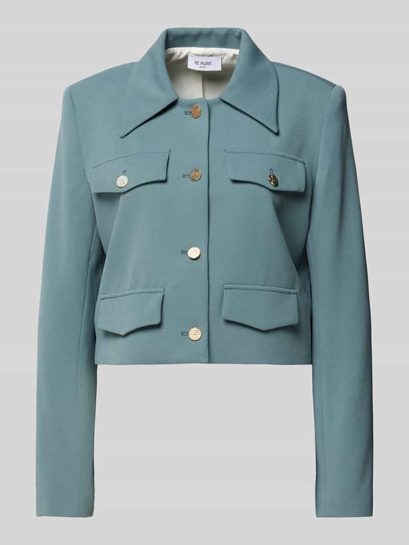 Be Pure Dutch Blazer met platte kraag