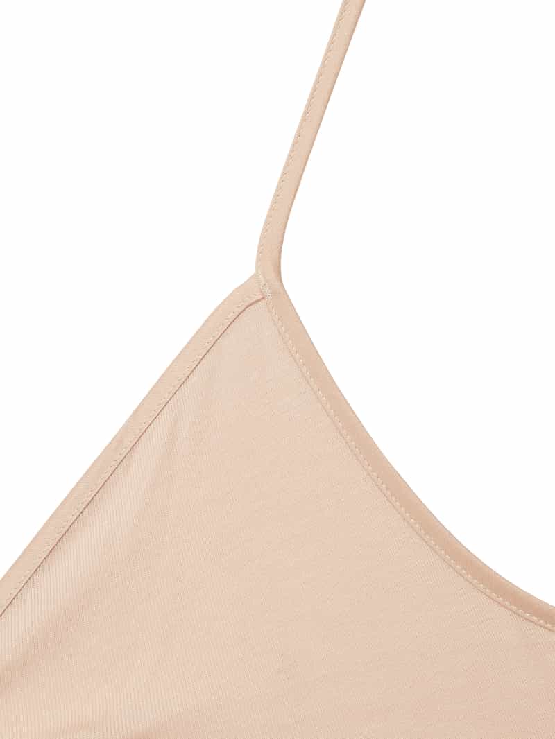 Hanro Onderhemd met spaghettibandjes naadloos model 'Cotton Seamless'