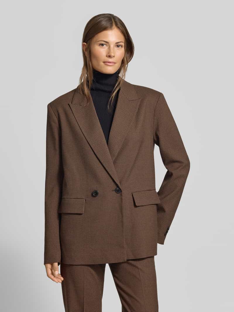 MYON relaxed fit blazer met viscose