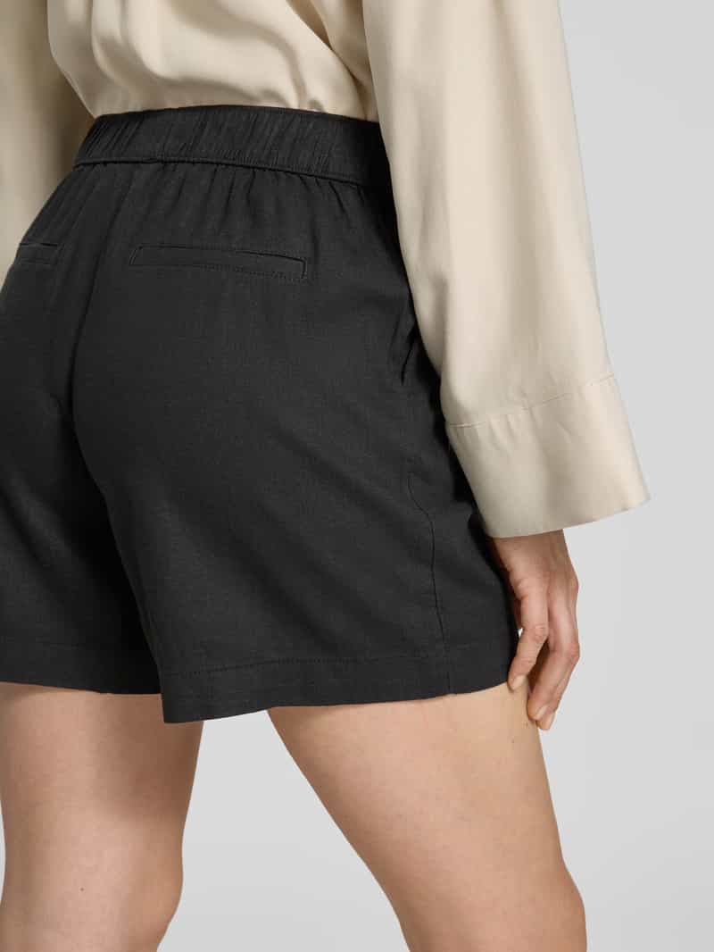 s.Oliver RED LABEL Relaxed fit korte broek van een mix van linnen en viscose